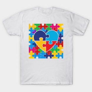 Autism awareness puzzle T-Shirt
